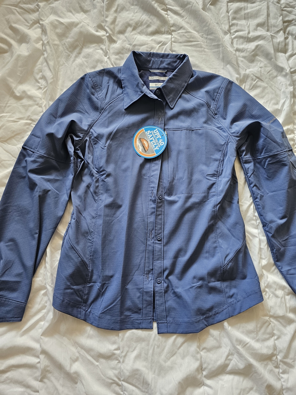 Women's Navy Utility Button-Front Jacket